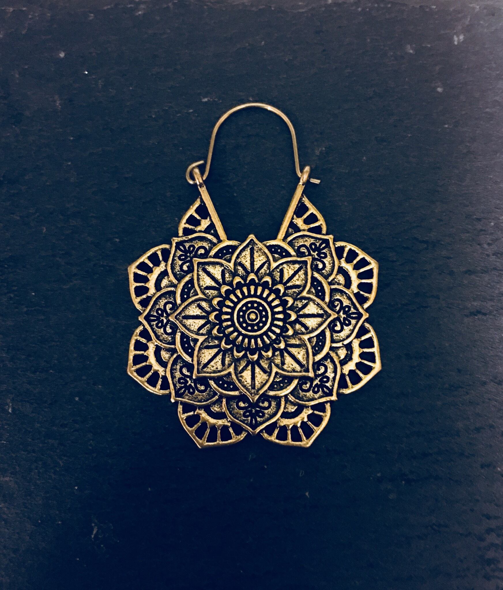 1ペア インカピアス フックピアス フープピアス エスニック アジアン ボヘミアン 