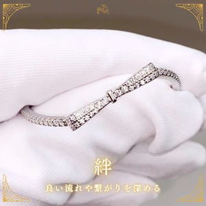 《良い流れや繋がりを深める》絆 / RIBBON BOND BRACELET (ブレスレット)