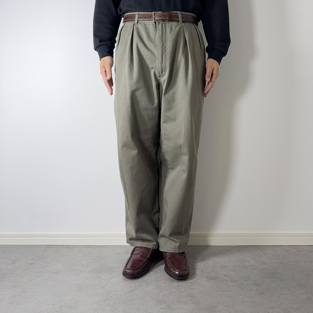 90s 初期型 USA製 Polo by Ralph Lauren POLO CHINO W32L26相当 古着 - 15