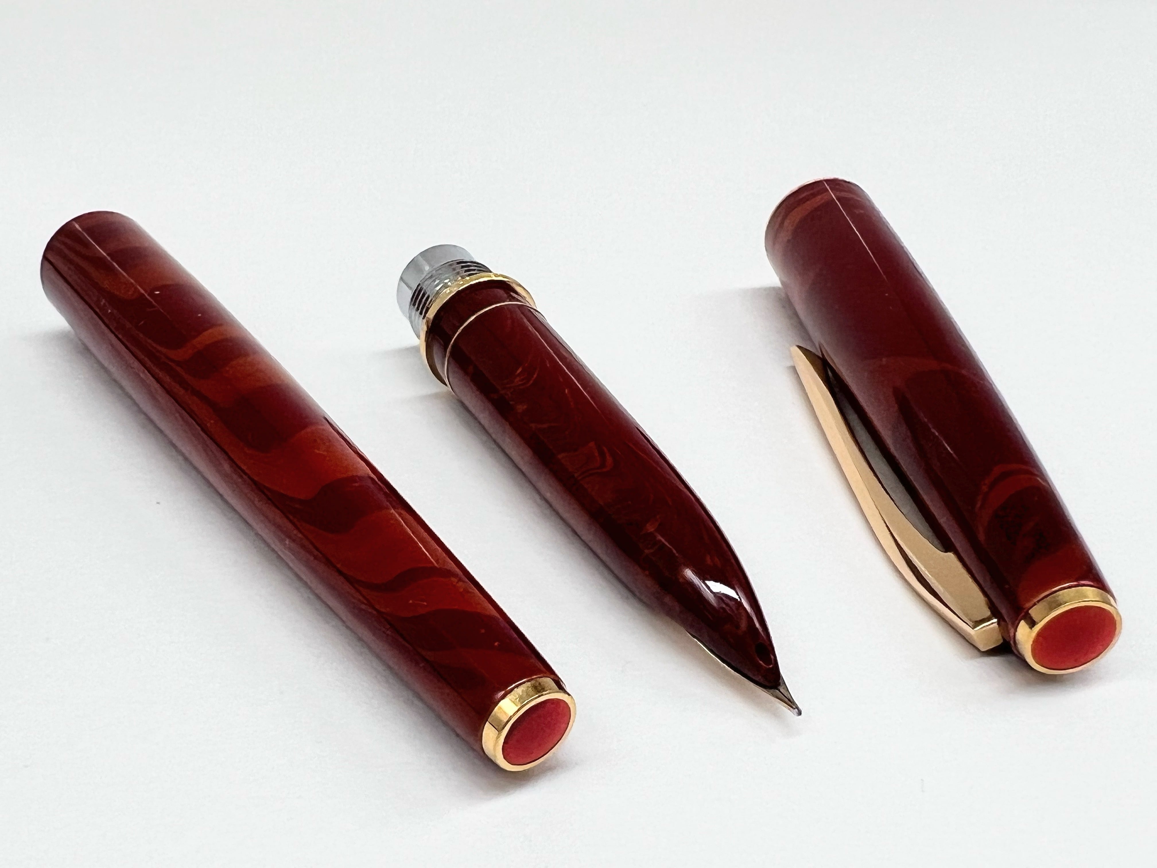 希少　PILOT レディ　細字　万年筆 14Kゴールド 1970年代　新品未使用 70s パイロット ショート PILOT （細字） 14K 02679 | 川口明弘