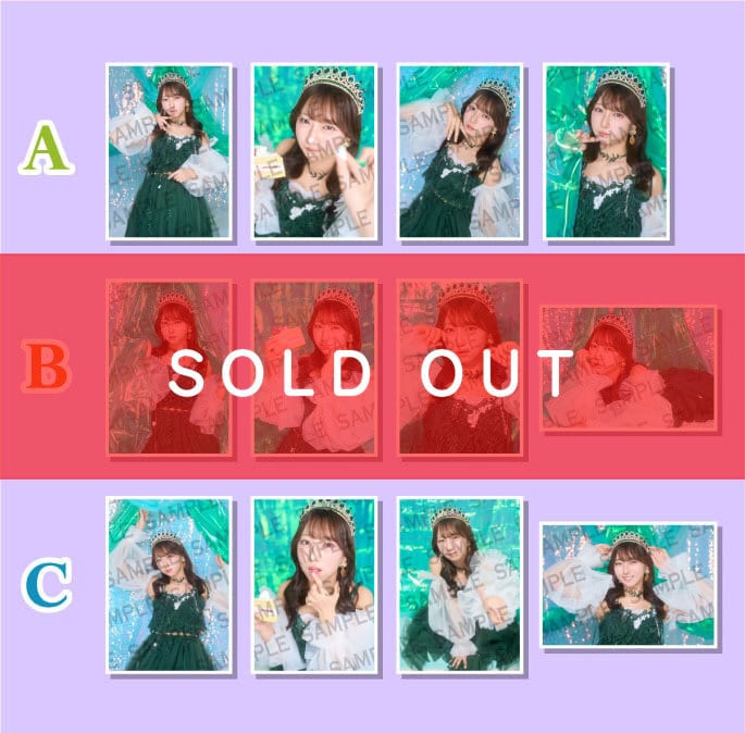 久喜なほ生誕記念】生誕ブロマイド4種1セット（×3パターン）【MVG042