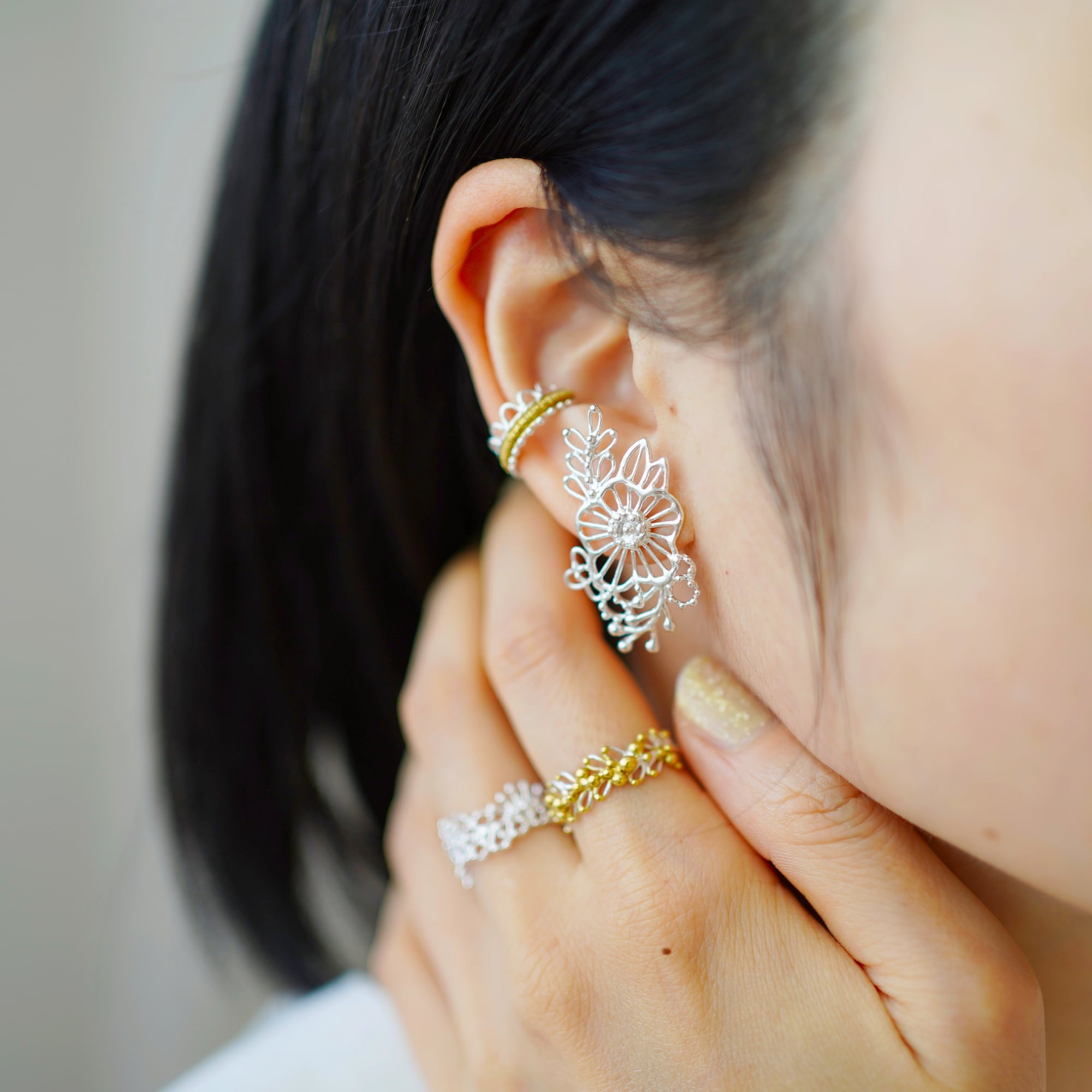 再販:誇花 イヤリング