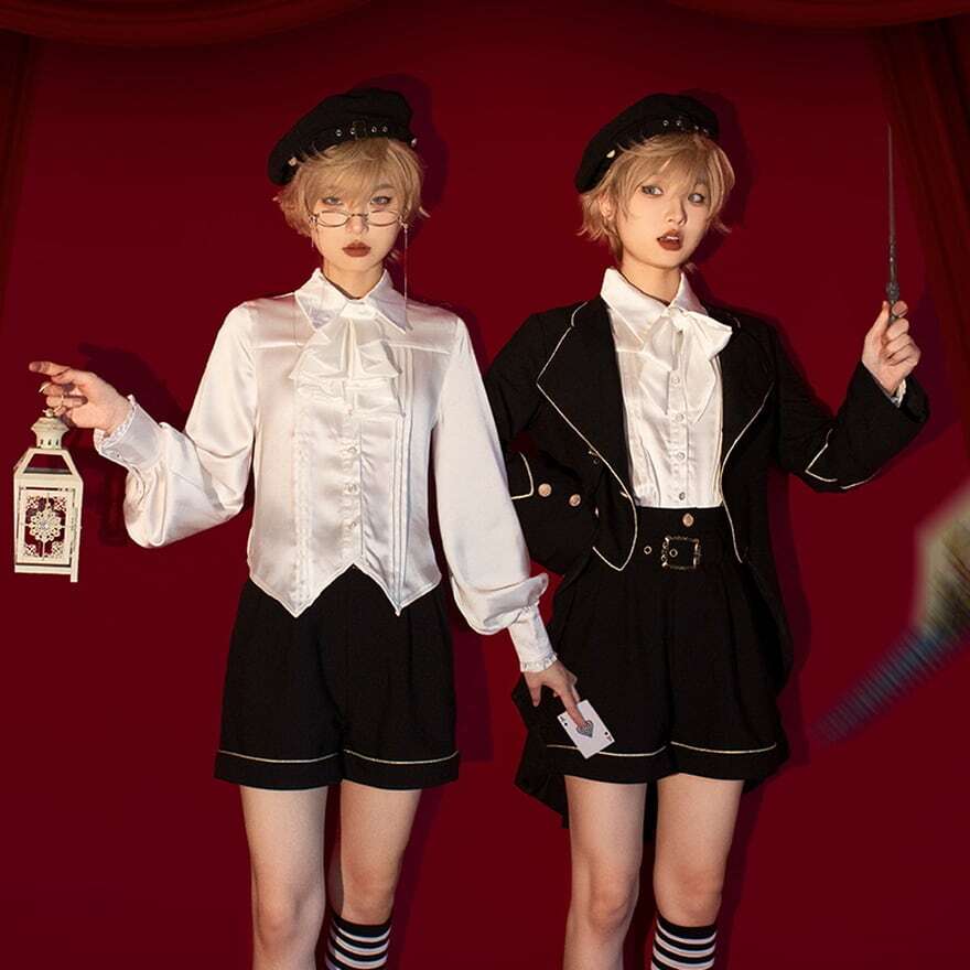 王子系ロリィタ 3点スーツ 双子コーデ×少年装 舞台向け｜WithU