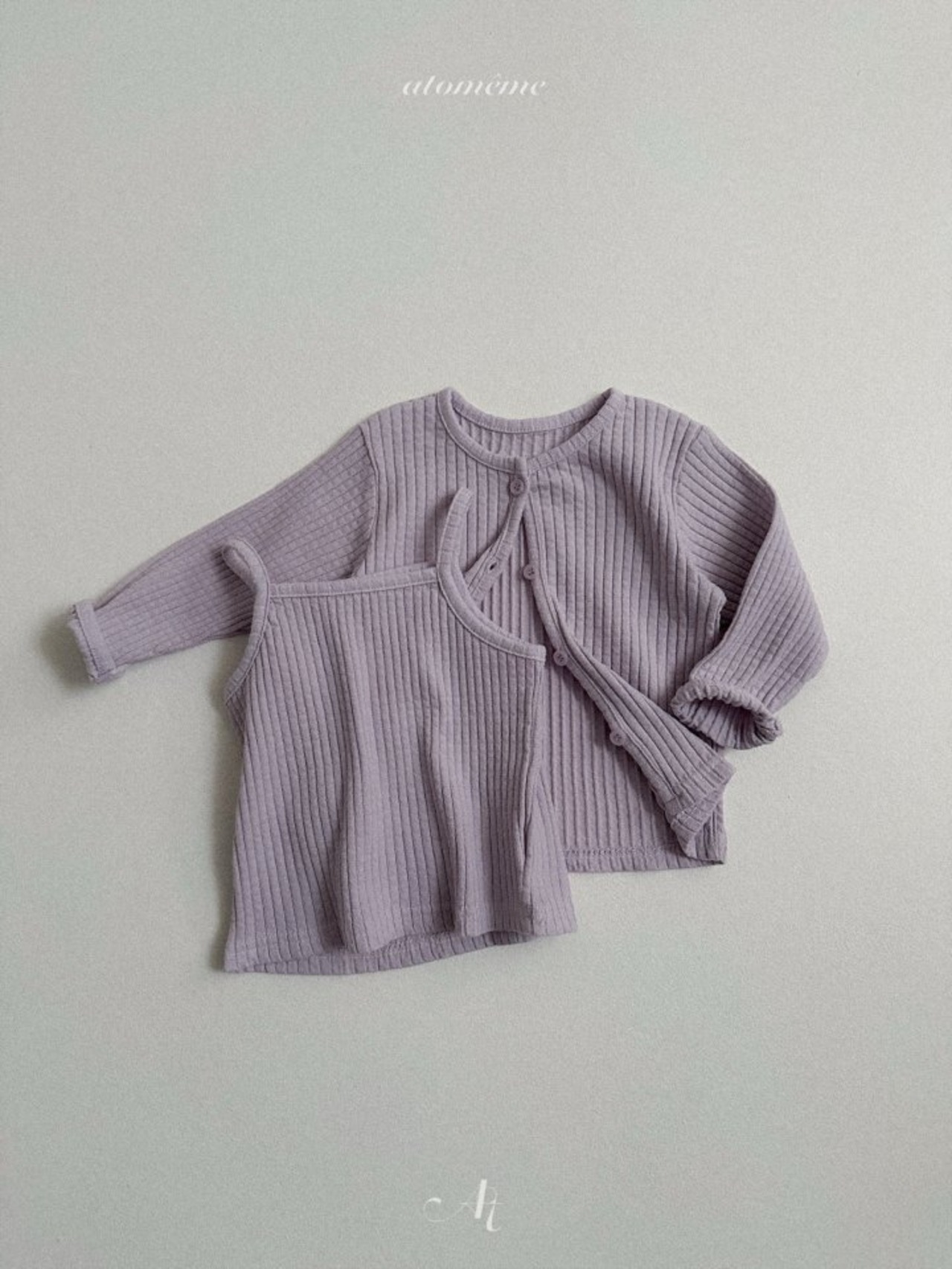 atomeme 26/SS Mellow Rib Cardigan