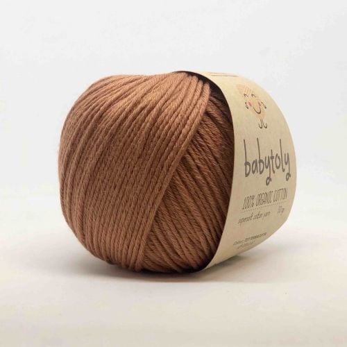 babytoly / Organic Cotton Yarn / TERRACOTTA