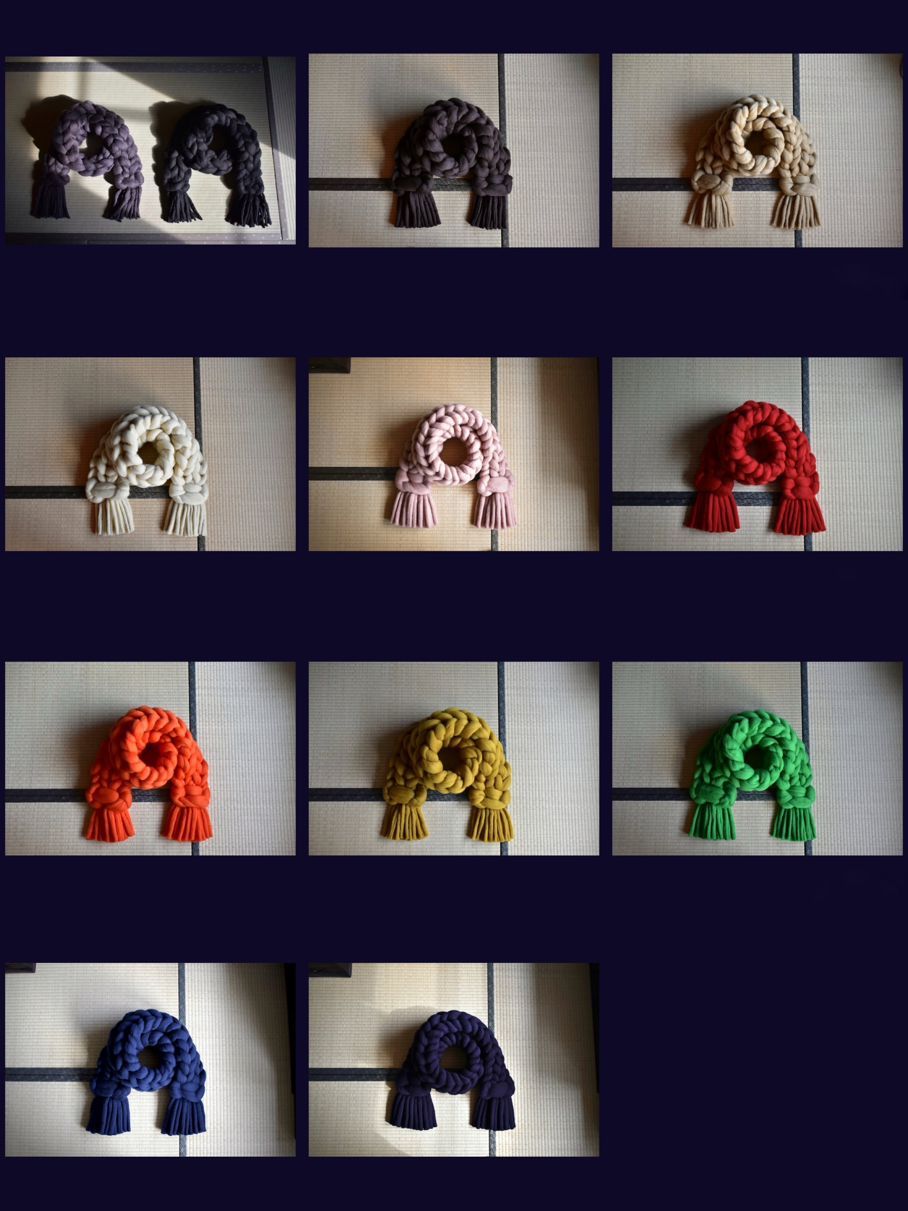 camel】chunky long muffler | 0<α≦Y