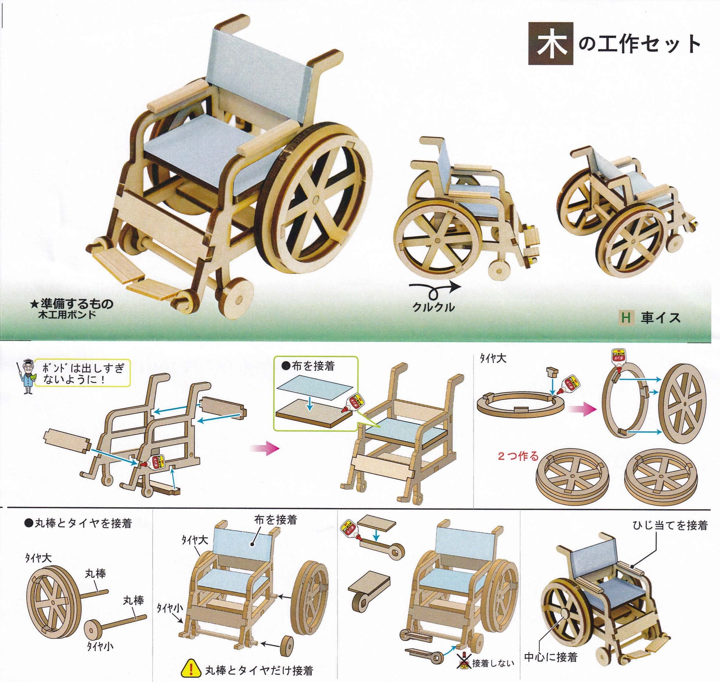 グッズ】木製メディカルキット（全9種）H：車イス（Wheelchair） | HPS