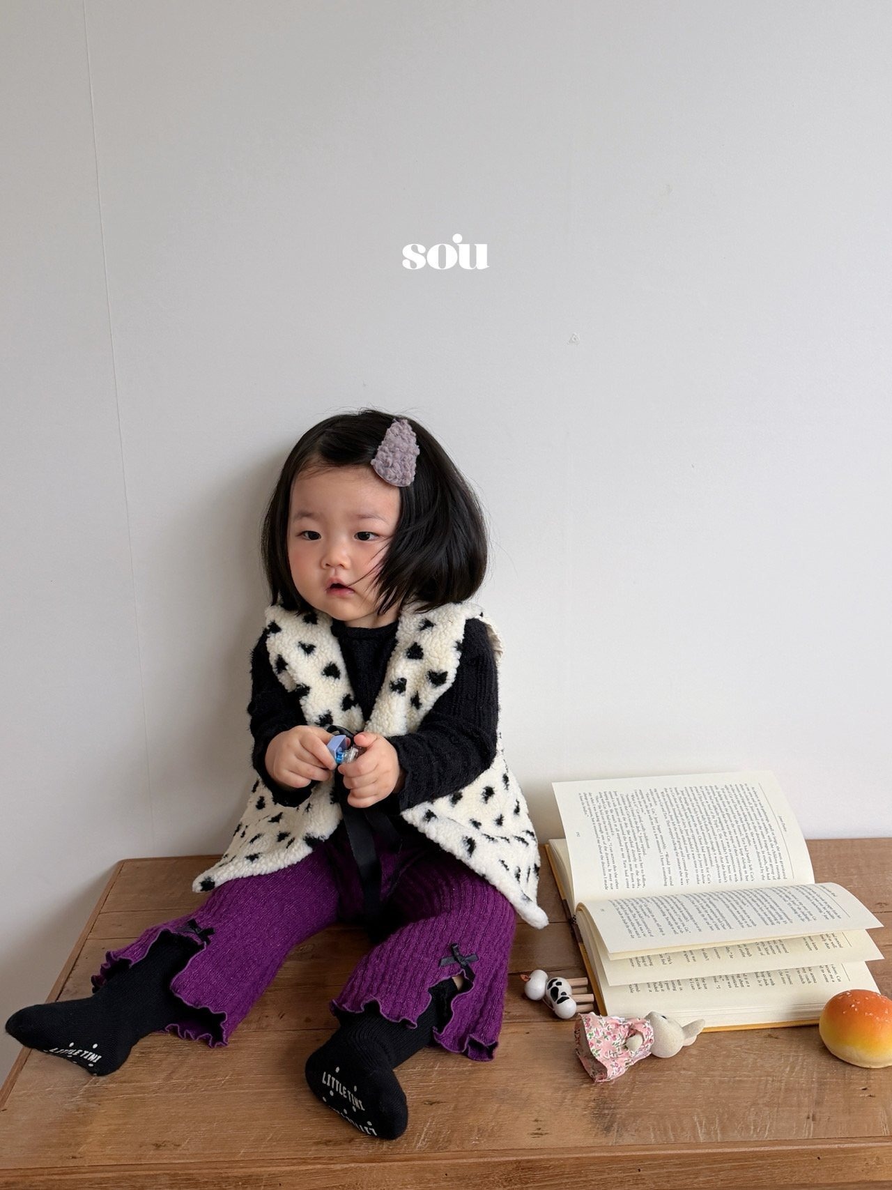 SO U［取寄］heart dumble vest 26winter