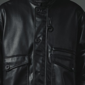 フェイクレザーブルゾン　964