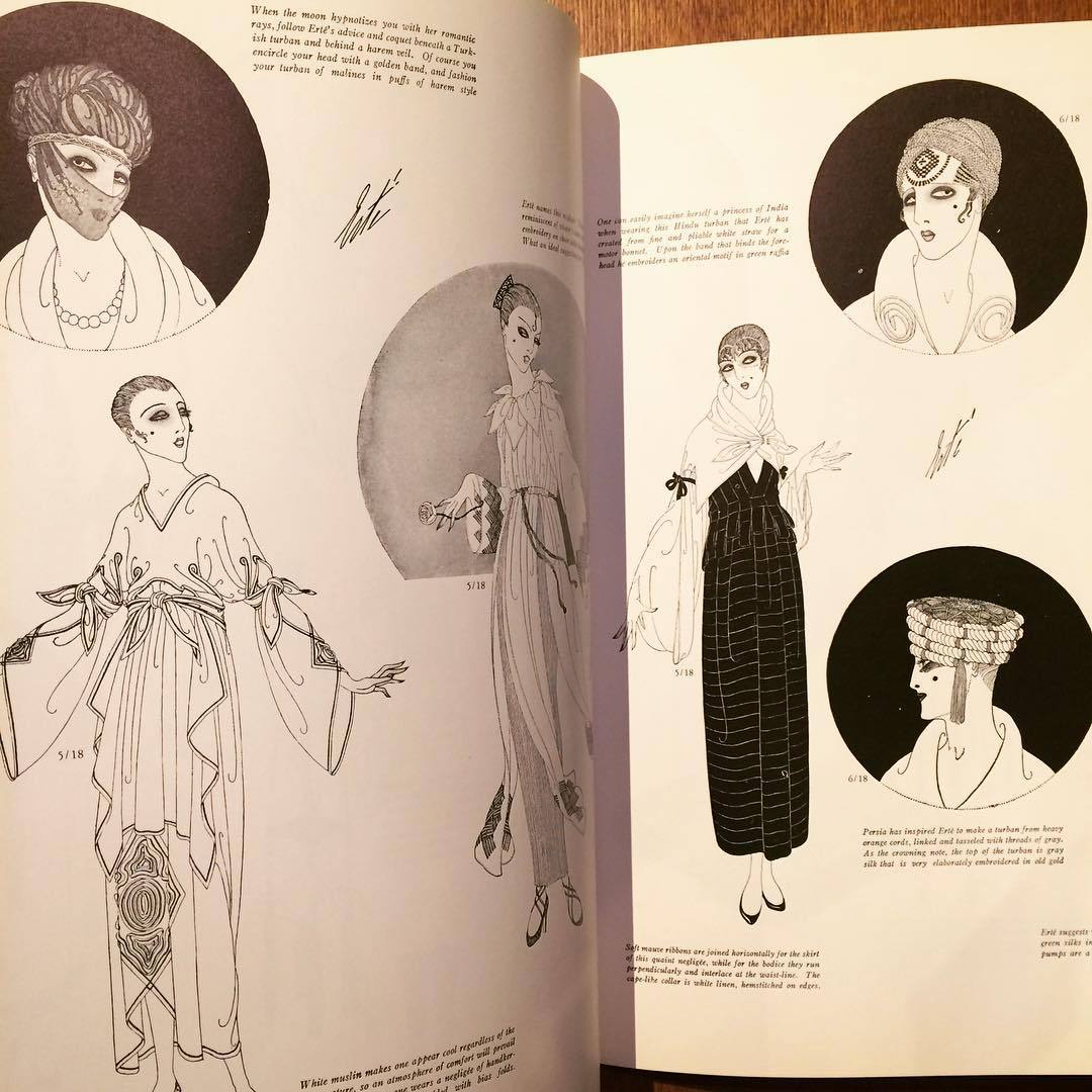 エルテ　イラスト集「Erté's Fashion Designs」 - 画像2