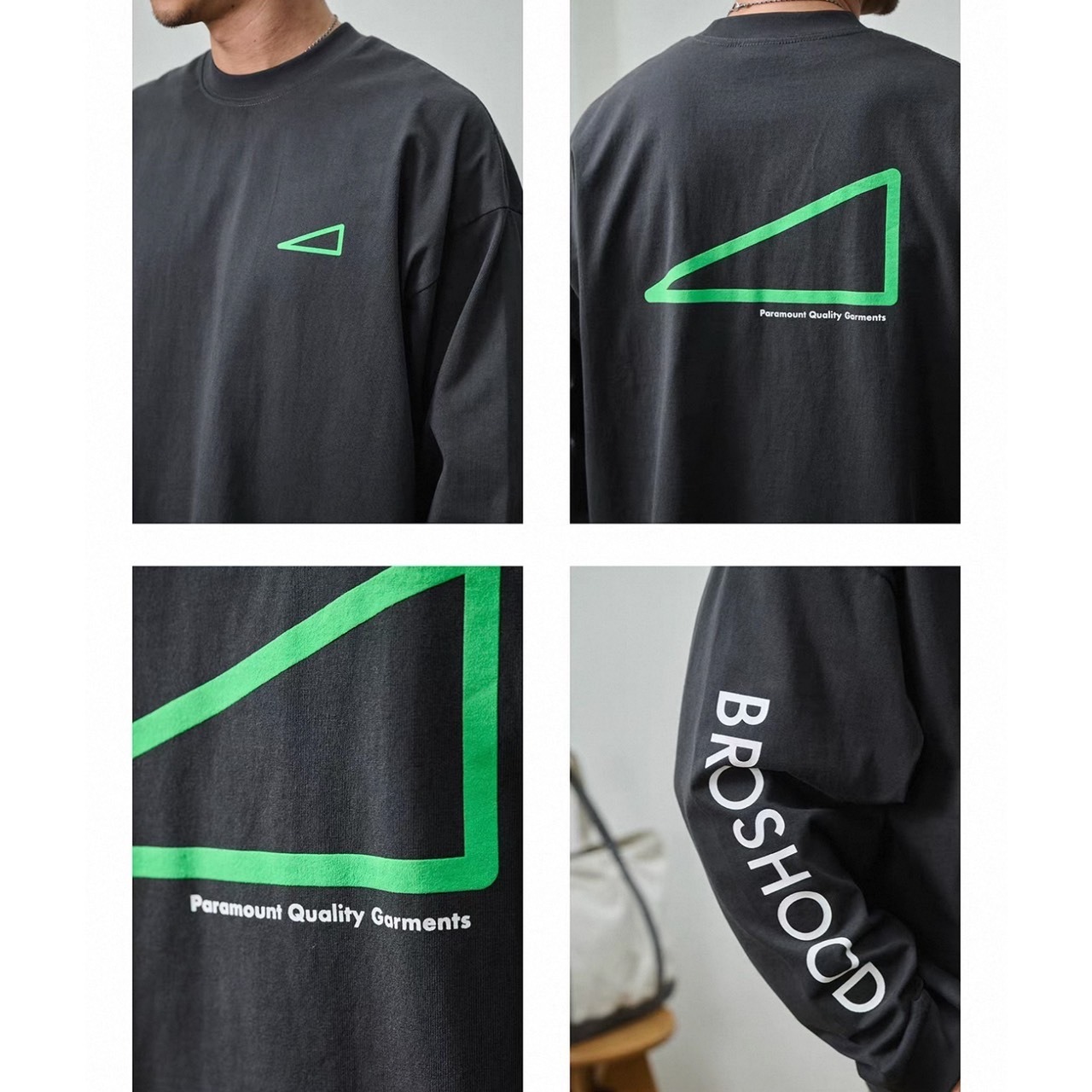 Graphic sleeve long sleeve tee 1062 - 6