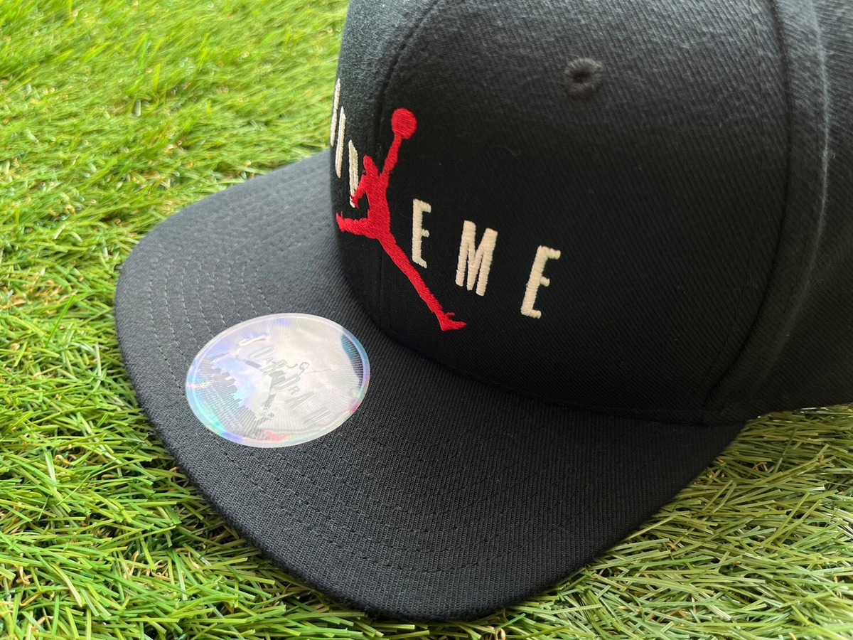 Supreme × NIKE AIR JORDAN 6-PANEL CAP BLACK 73011 | BRAND BUYERS OSAKA