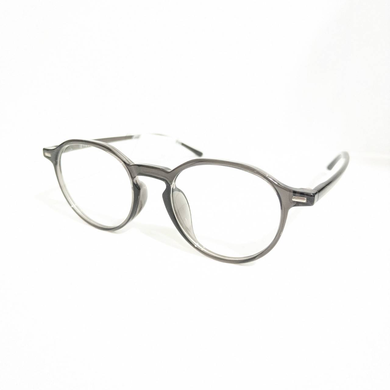 【EYES】ボストンセルフレーム マグネット式サングラス クリアグレー