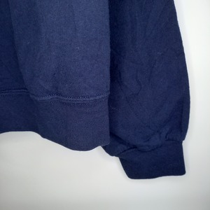 フルーツオブザルーム　クルーネック　スウェット　トレーナー　無地　ネイビー　M
