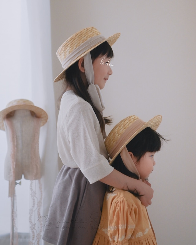 FROU FROU-THE CHARLOTTE HAT/OLD ROSE