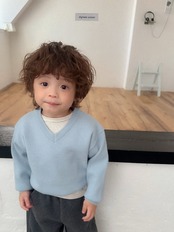 〖取寄〗韓国子供服 / 26winter / Digreen / コージーVネックニット / キッズ / 冬服 *S~2XL*