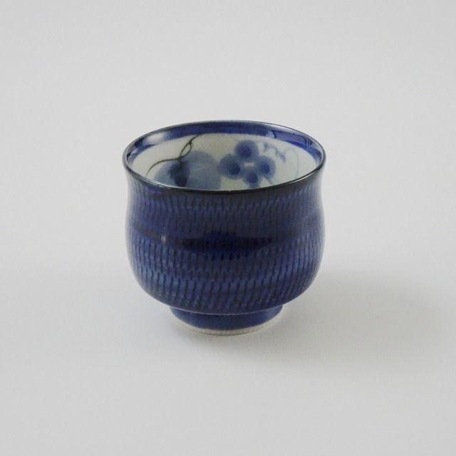 嬉野吉田焼　古代ぶどう　千茶（１ヶ入ダンボール）　