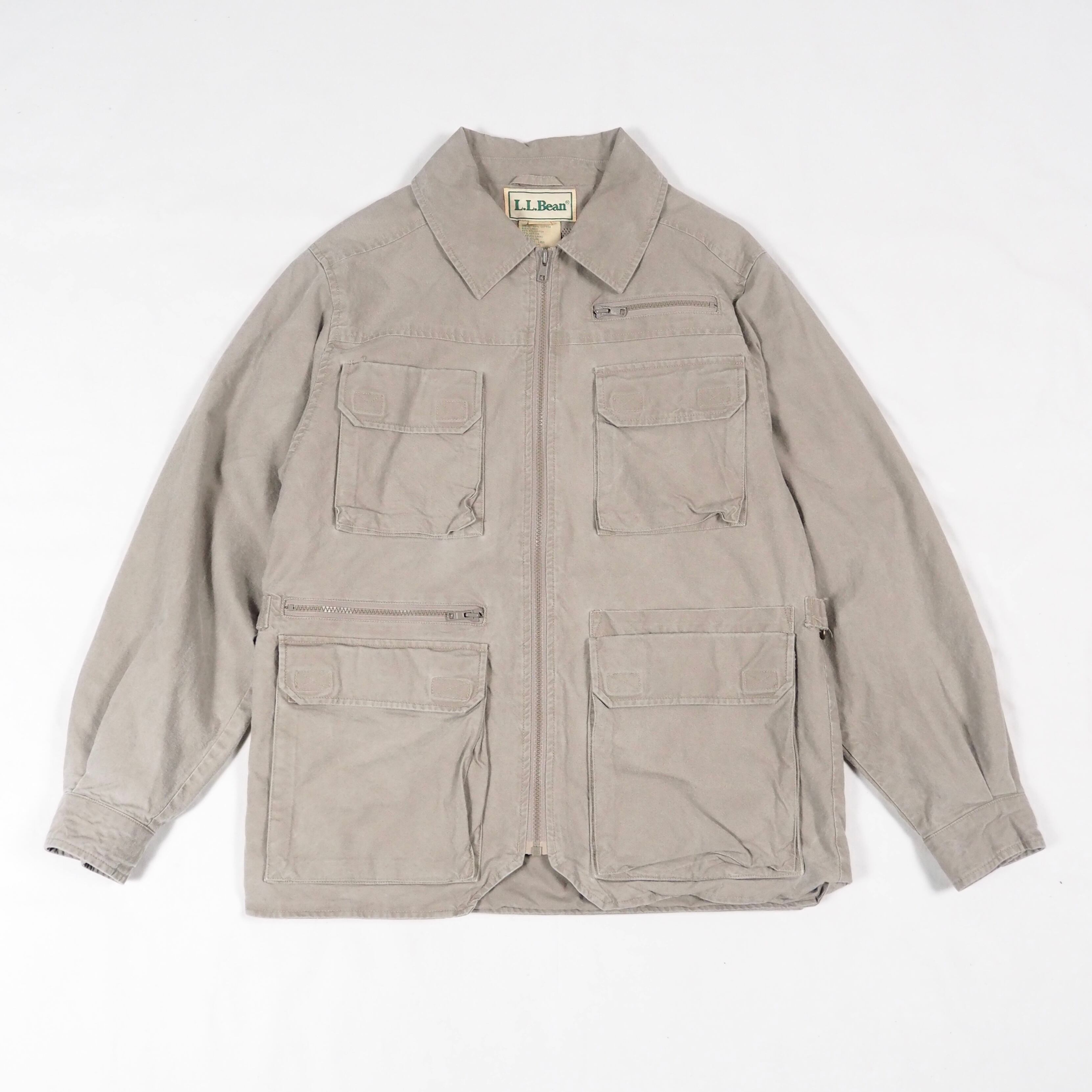 L.L.Bean safari jacket S /90's エルエルビーン サファリジャケット ベージュ