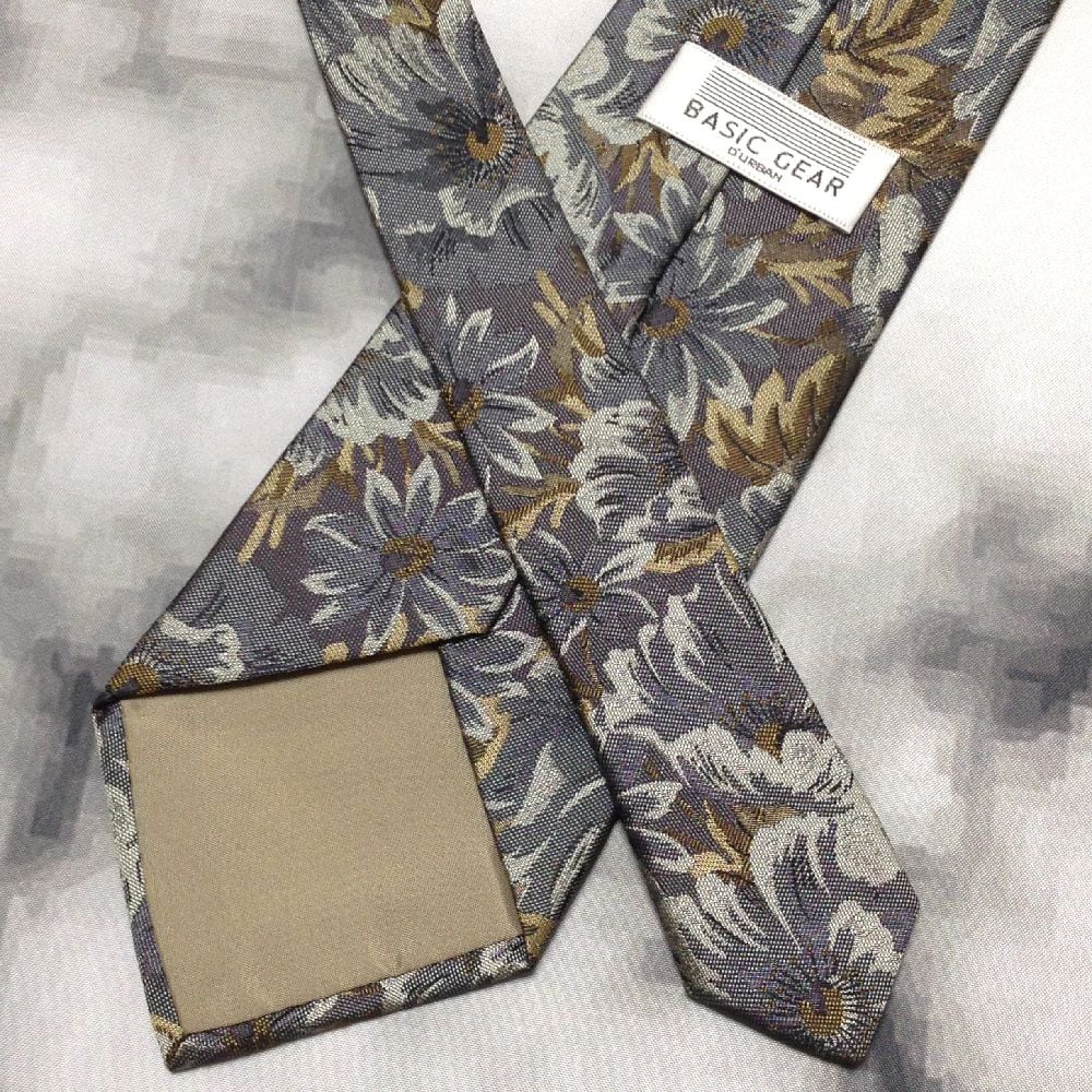 D'URBAN ダーバン 新品 定価1.7万 絹の艶 拘りの一本 シルク100％ イタリア製 草模様 総柄 シルク ネクタイ ▲010▼a0424_27 D\u0027URBAN ダーバン 新品 定価1.7万 拘りのイタリア製 絹の艶 高品質