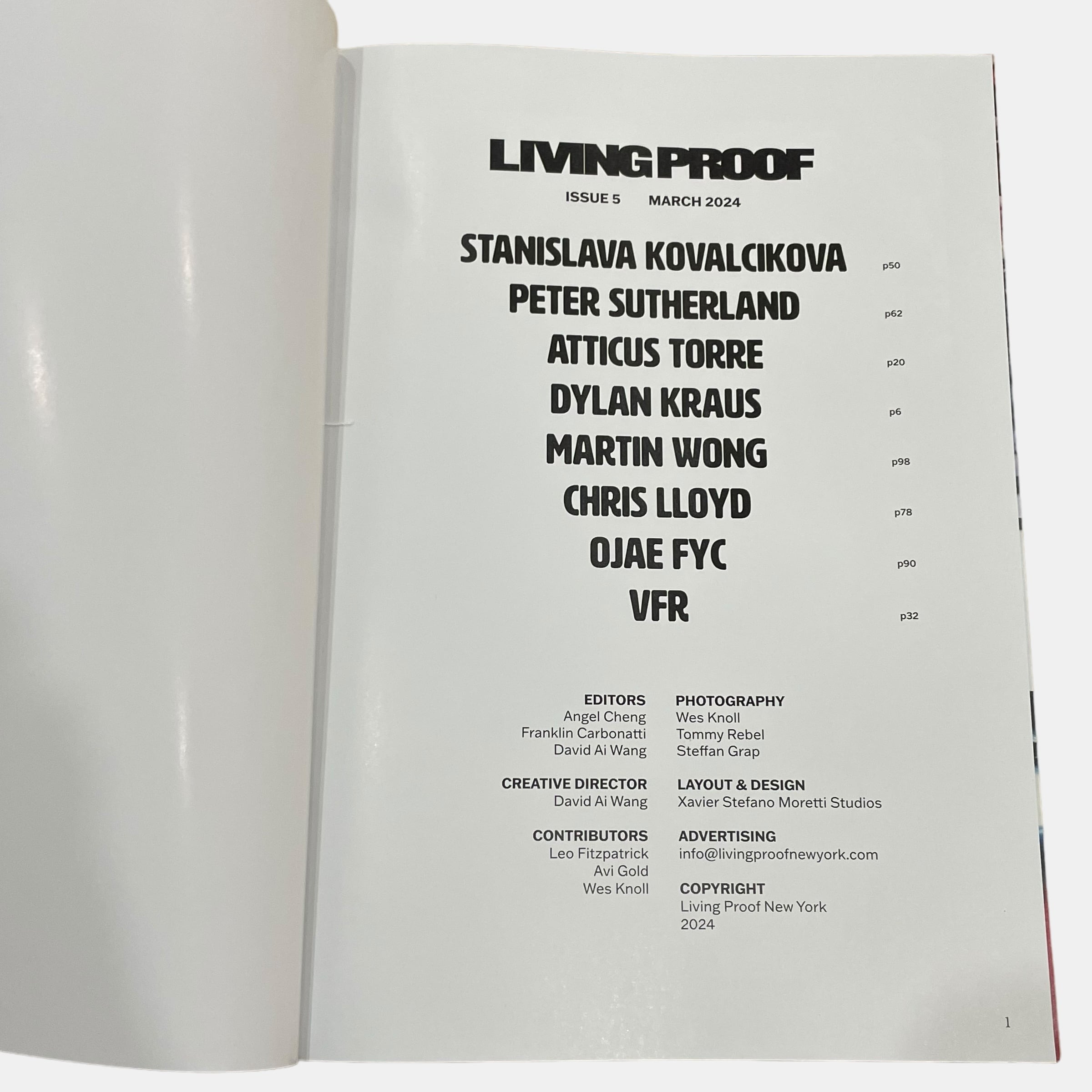 LIVING PROOF MAGAZINE ISSUE 5 | REVERSE STORE