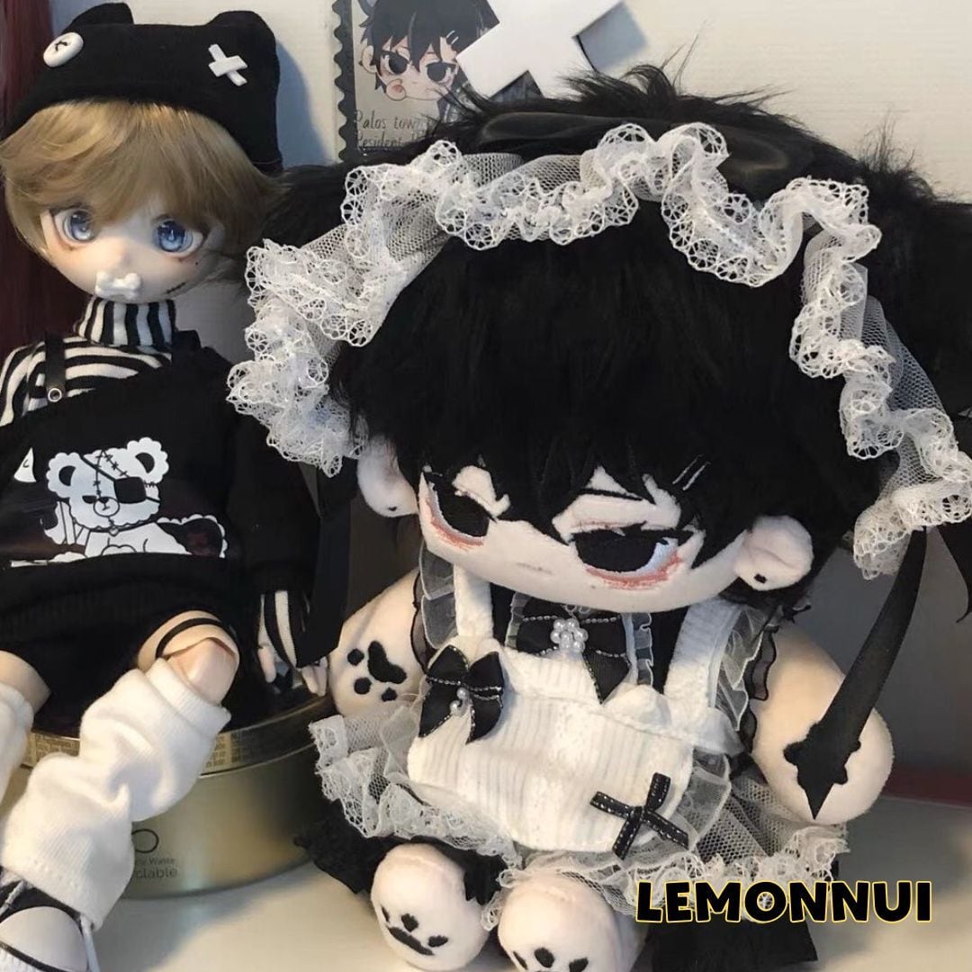 20cm メイド ロリータ 着せ替え 洋服セット ぬいぐるみ服 激カワ
