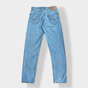 【LEVI'S】550 ジーンズ デニム ジーパン ワイドテーパード ジッパーフライ W32 L36 リーバイス ダメージ RELAXED FIT US古着