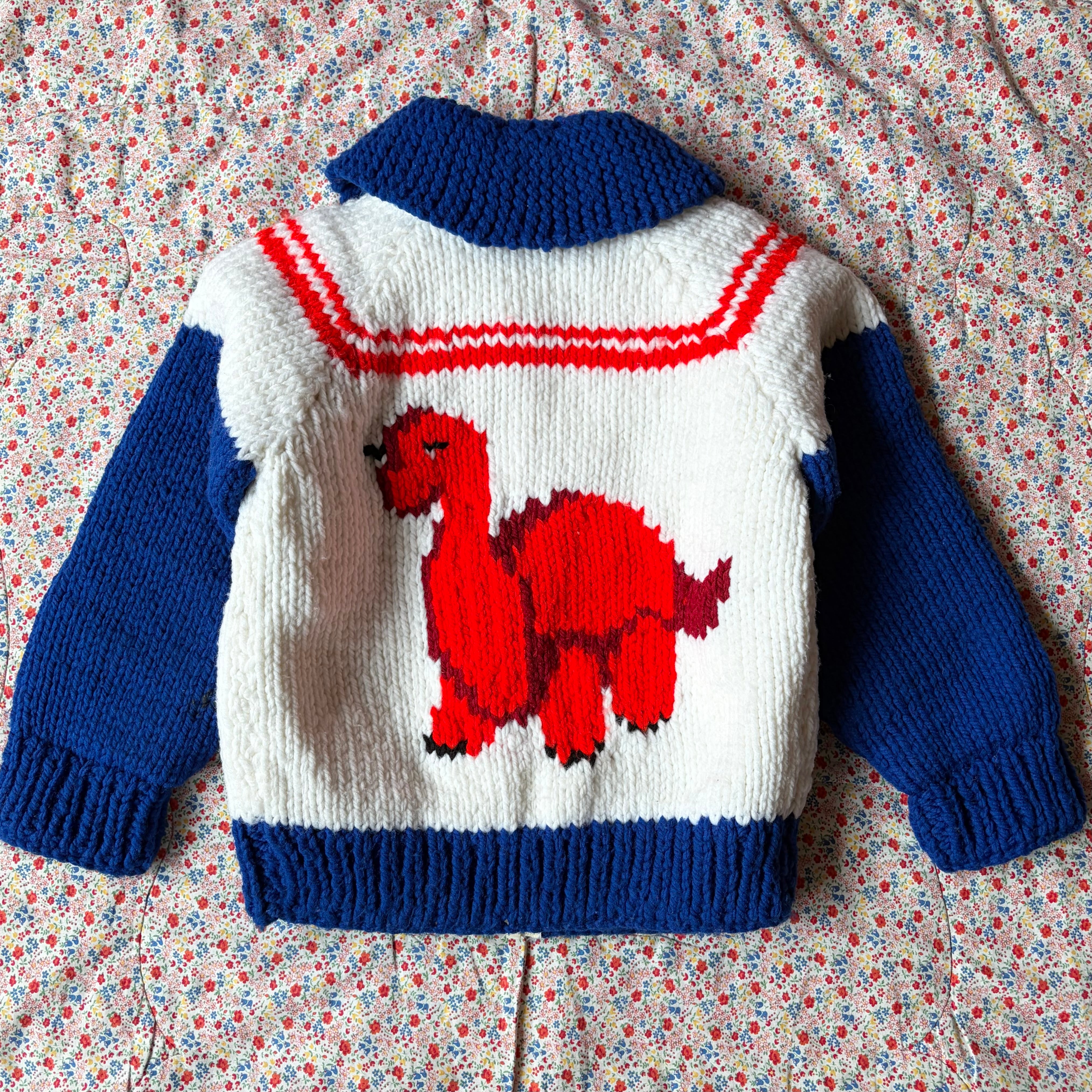 90's sugar street weavers Wolf Tapestry Sweatshirt オオカミ柄
