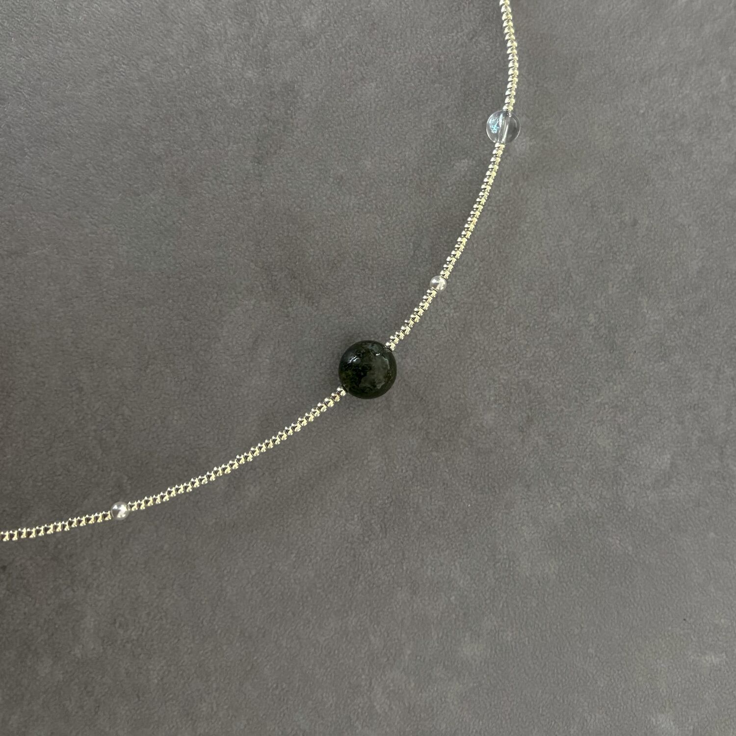 planet necklace (silver)