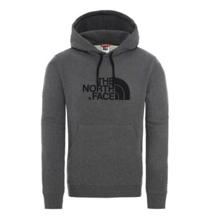 ノース・フェイス メンズ パーカー 刺繍ロゴ S グレー THE NORTH FACE DREW PEAK PULLOVER HOODIE