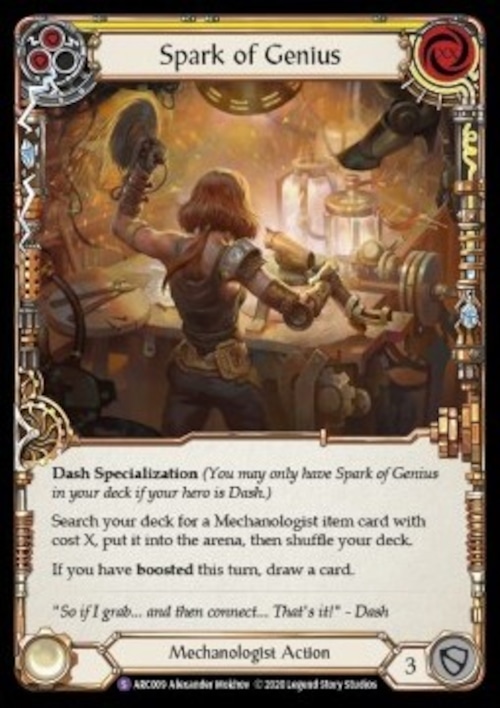 ARC009【Mechanologist】Spark of Genius 画像