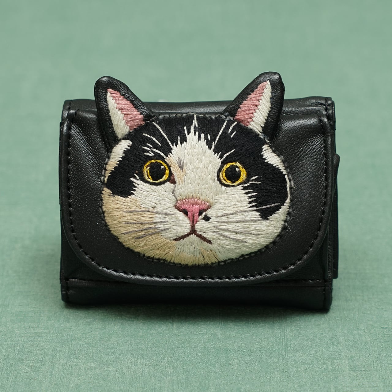 tamao tamaoworld 猫 三つ折財布-