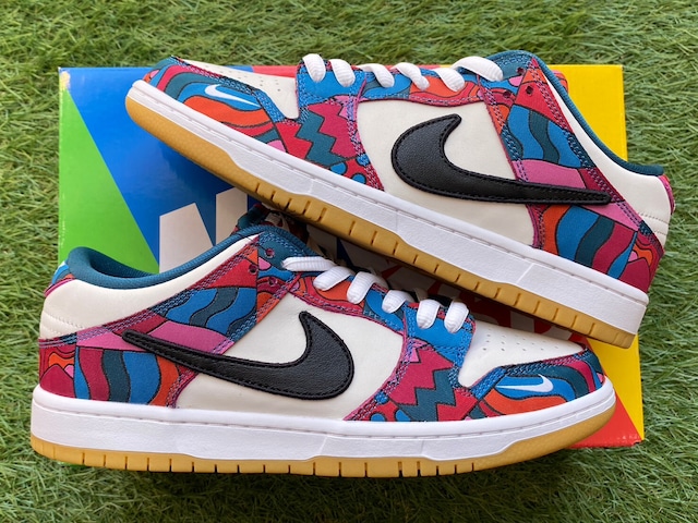 NIKE × PARRA SB DUNK LOW PRO QS ABSTRACT ART DH7695-600 27.5㎝ 69910