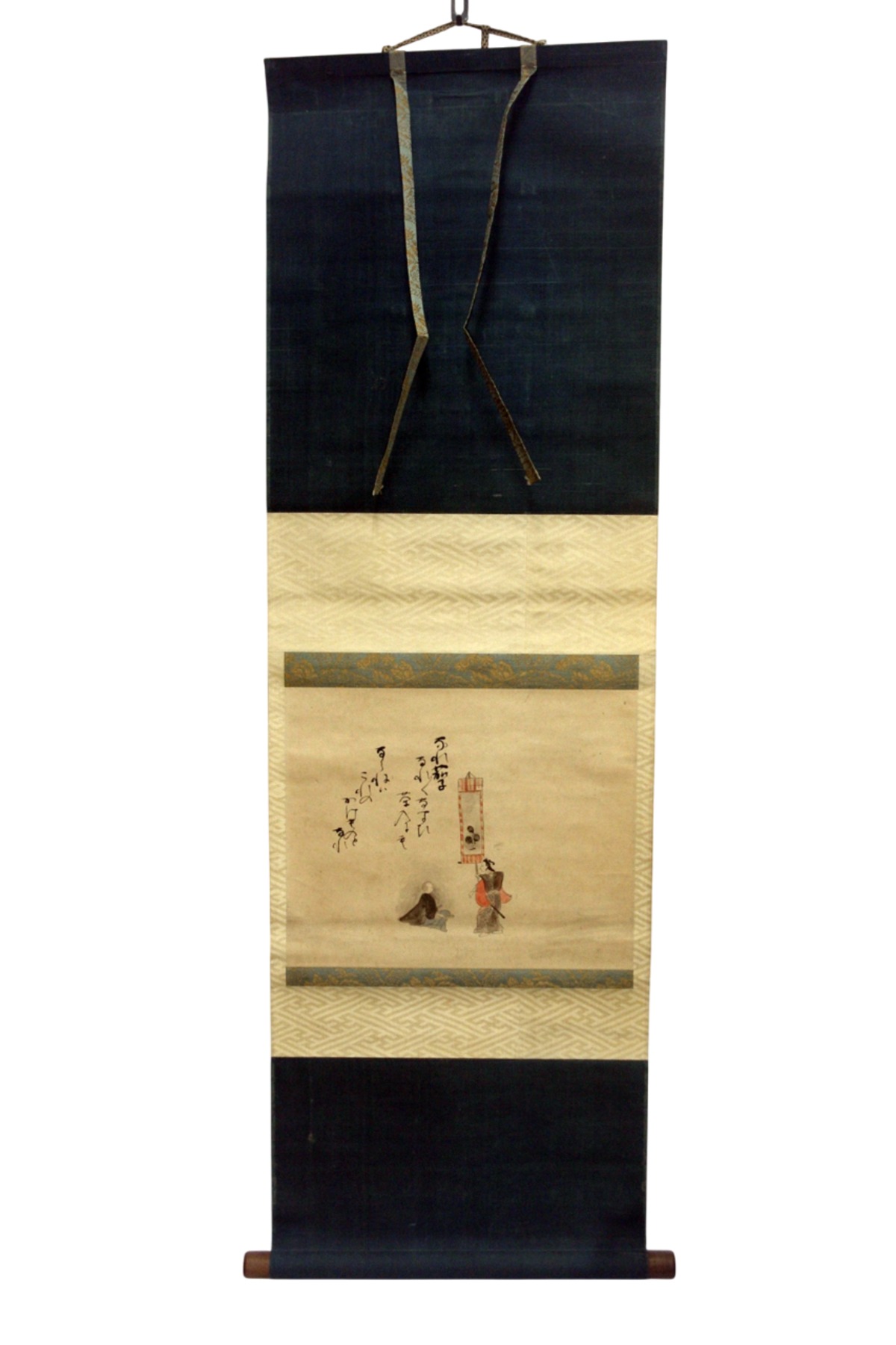 なれなす画賛 小堀権十郎筆軸 箱小堀宗慶 容堂 | 中信木村美術店
