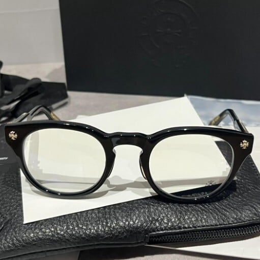 CHROME HEARTS クロムハーツ BK-18KGP DINGALONGLINGLONG メガネ 眼鏡
