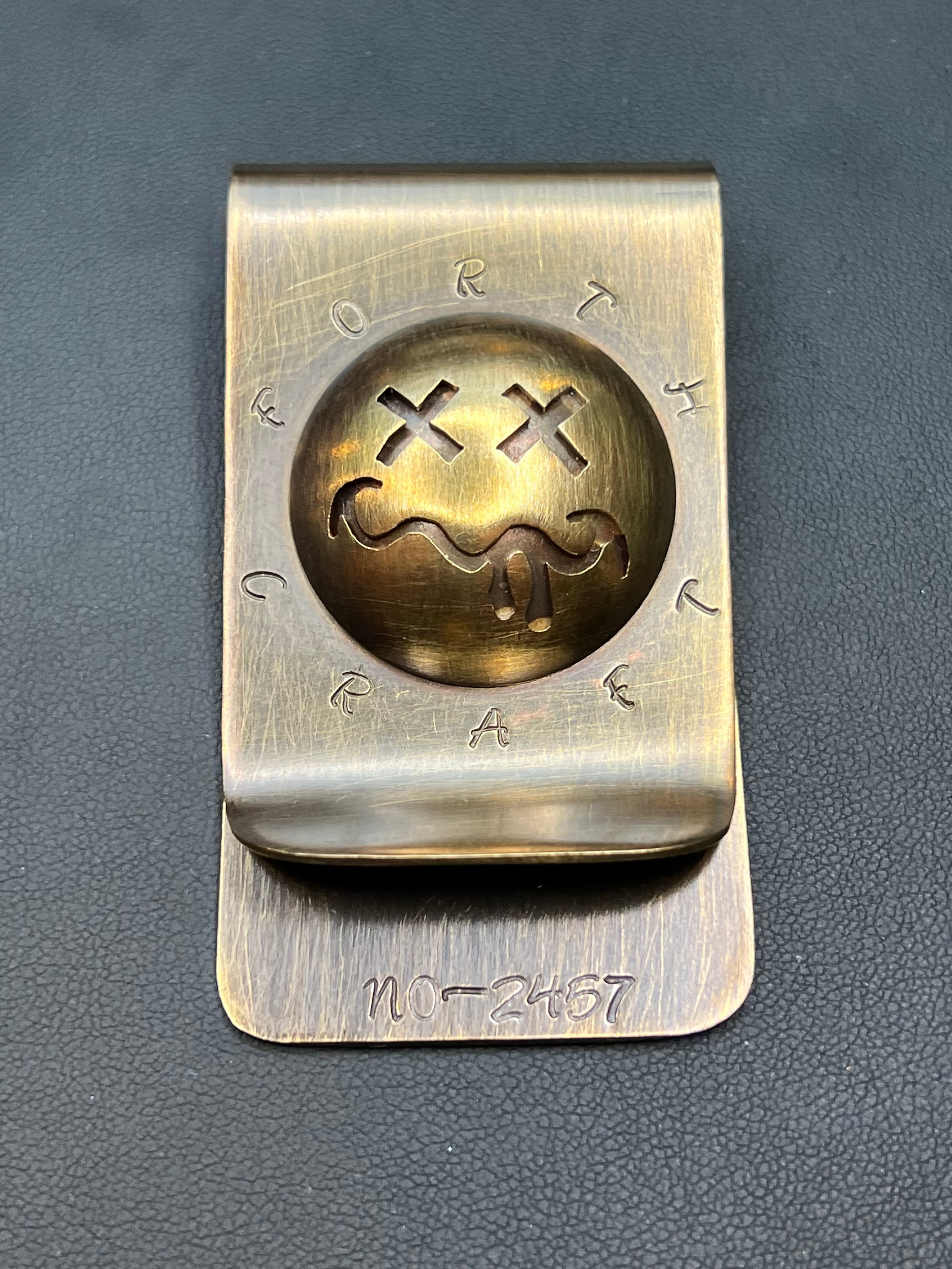 本日限定値下げ　forthcraft smile money clip smile money clip ⑨(brass) | forthcraft