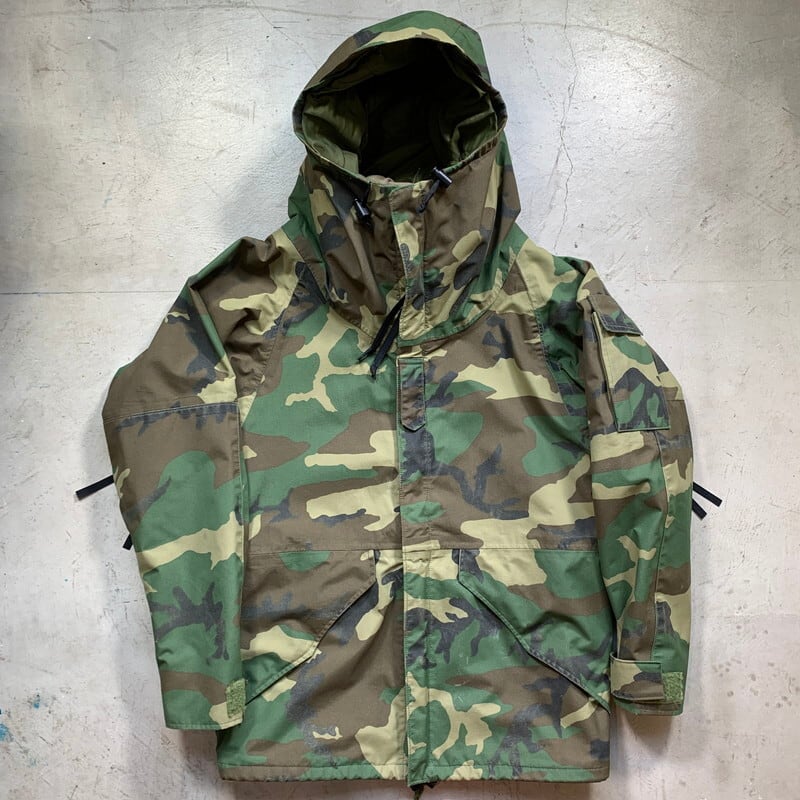 80's U,S.ARMY ECWCS GEN1 ゴアテックスパーカー 前期型 初期 PARKA EXTREAM COLD WEATHER  CAMOUFLAGE 迷彩 RAVEN INDUSTRIES SMALL-REGULAR 米軍 希少 ヴィンテージ BA-1398 RM1767H | 