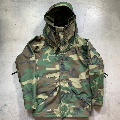 80's U,S.ARMY ECWCS GEN1 ゴアテックスパーカー 前期型 初期 PARKA EXTREAM COLD WEATHER CAMOUFLAGE 迷彩 RAVEN INDUSTRIES SMALL-REGULAR 米軍 希少 ヴィンテージ BA-1398 RM1767H