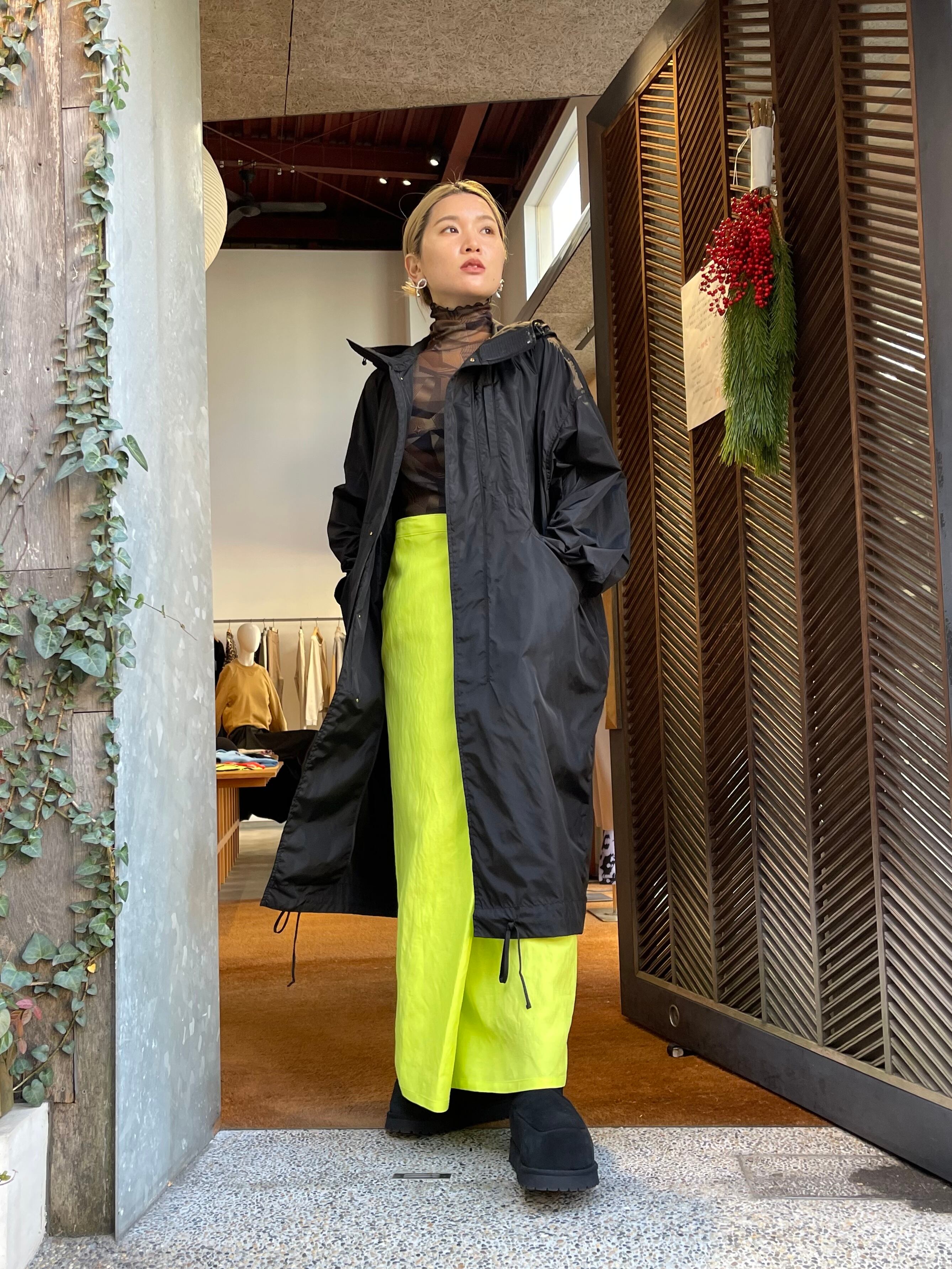 Mame Kurogouchi マメクロゴウチ / Nylon Taffeta Mods Coat | TRENT 