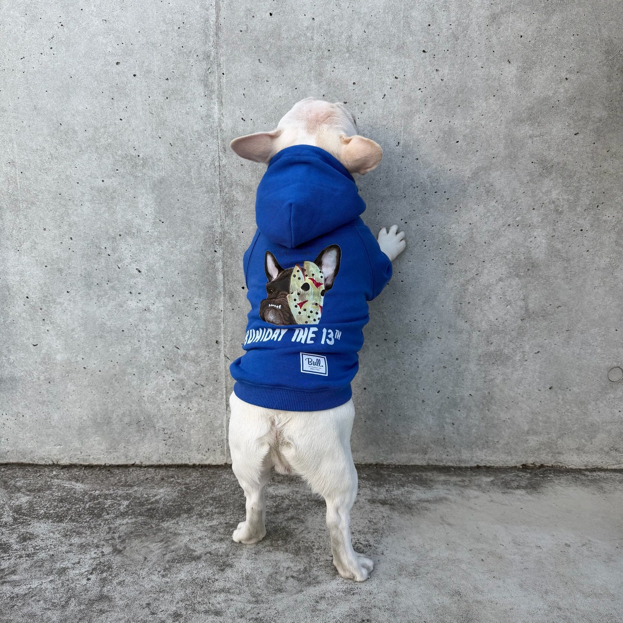 BUHI DAY THE 13 お面ちゃん パーカー（ストロングブルー） - 4