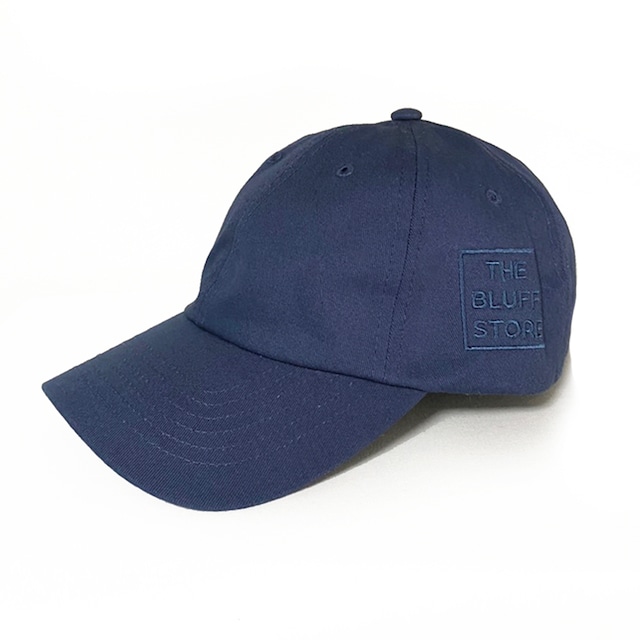 EMBROIDERY LOW CAP （Navy） [ THE BLUFF STORE ®]