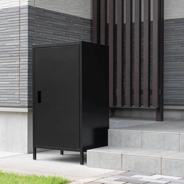 DELIO宅配ボックス大容量ハイタイプ ブラック HIDAMARI 韓国インテリア雑貨 北欧家具