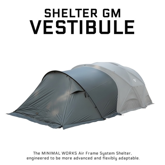MINIMAL WORKS （ミニマルワークス） SHELTER GM VESTIBULE-Forest Charcoal | シェルターGM ベスティビュール
