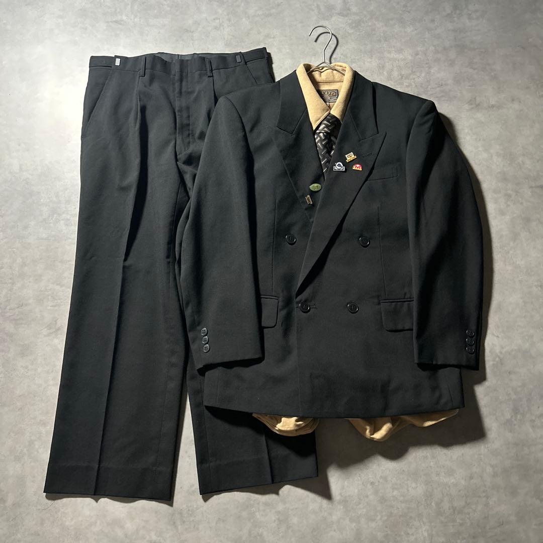 (NA)ヴィンテージ ダブル セットアップ ピンバッジ パレード 入学式 卒業式