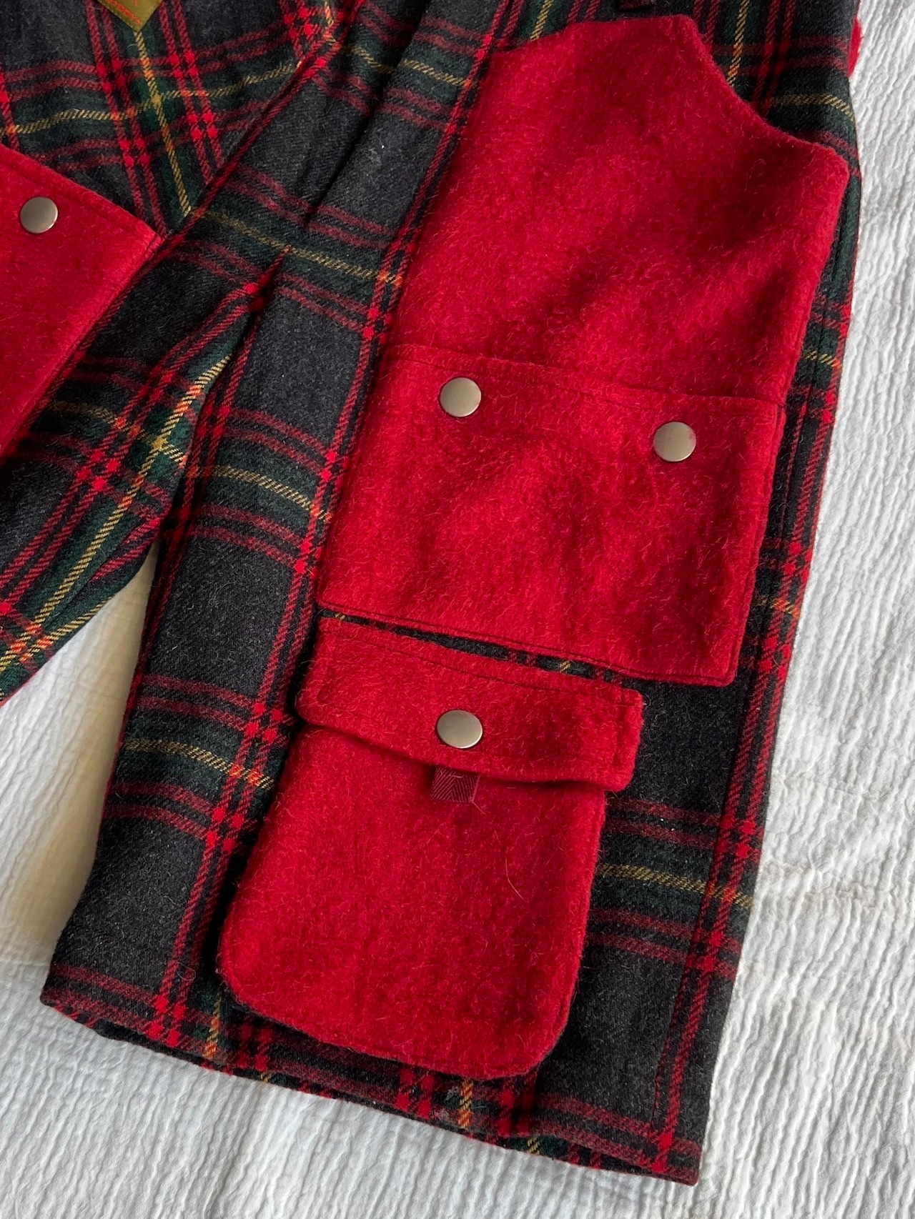 "BETTY'S BLUE BOY" Wool Multi Pocket Half Pants