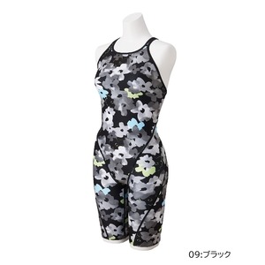ミズノ競泳練習用ハーフスーツ水着[レディース]N2MGD774 TERAKAWA AYA COLLECTION