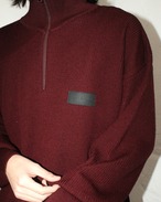 90s Burberry Half-zip Wool Knit