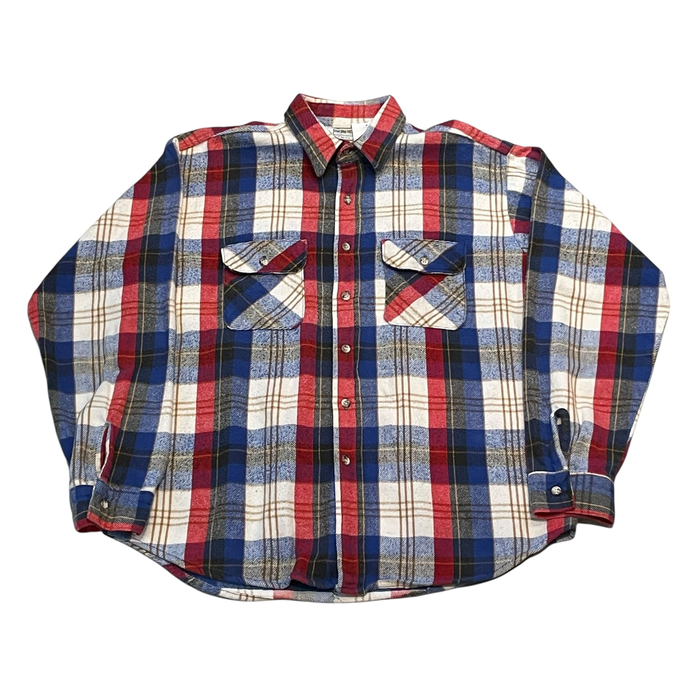 1990s FIVE BROTHERS heavynel shirt