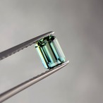 グラデーションカラートルマリン エメラルドカット 6.2x4.5mm, 0.87ct, アフガニスタン産