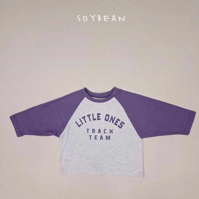 《送料無料》予約:リトルラグランT【soybean】