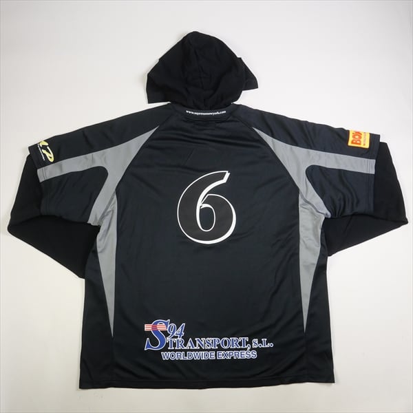 ウェア Supreme Hooded Soccer Jersey black 23FW Supreme